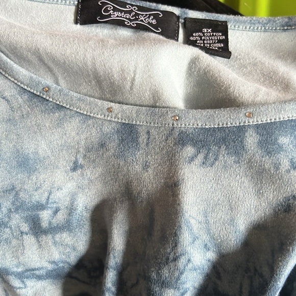 Woman’s Long-Sleeved Tie-Dye Top SIZE 3X - Picture 6 of 6